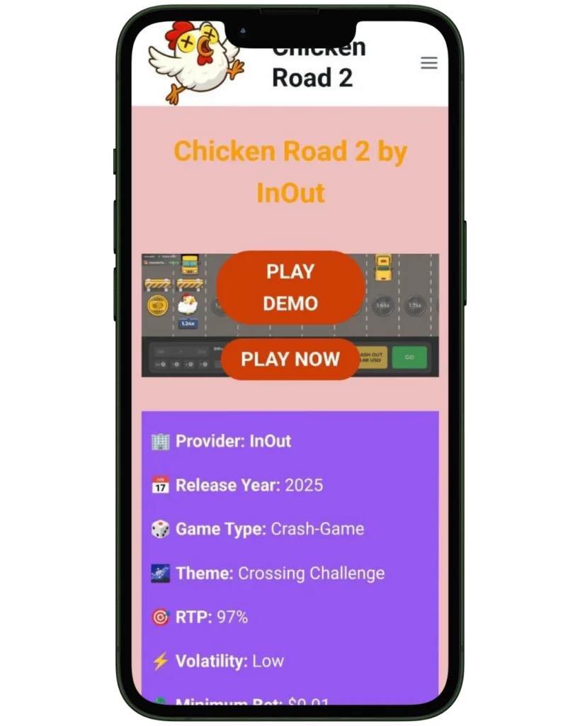 Chicken Road 2 app game